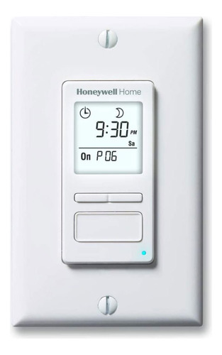 Interruptor Programable Para Luz Hora Solar 7 Dias Honeywell