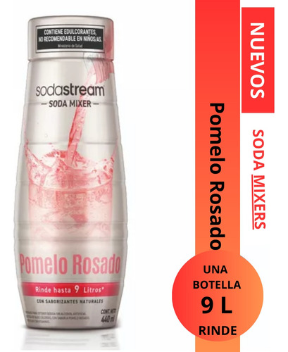 Sodastream Soda Mixer Pomelo Saborizante Gaseosas Bebidas