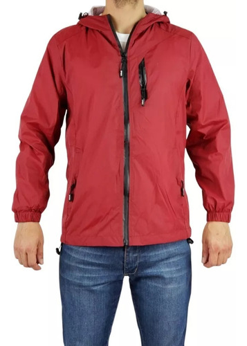 Corta Viento Impermeable Hombre Chaqueta Deportiva Liviana Ff