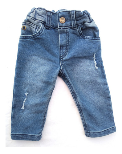 Pantalón Tiki Jeans Azul Bebé Infantiltalles 0 Al 3