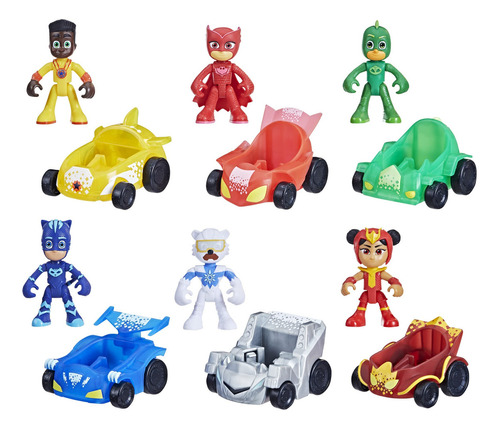 Pj Masks Mega Colección De Vehículos Y Figuras De Acción Par