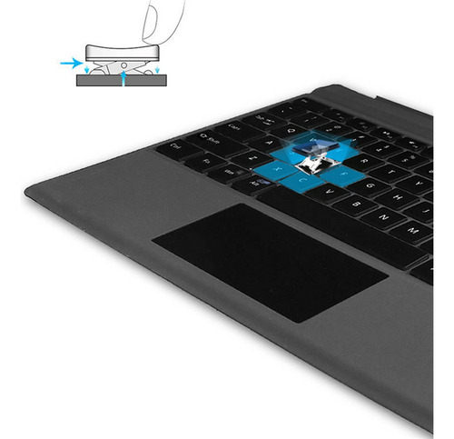 Teclado Inalámbrico Con Panel De Presión For /surface Pro 7
