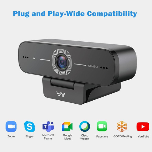 Vt Hd Con Micrófono Omnidireccional: Cámara De Computadora,