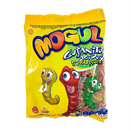 Gomitas Mogul Gusanitos Ácidos X 500g - Oferta Sweet Market