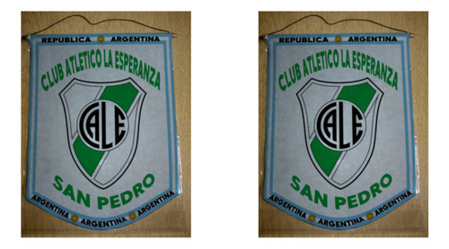 Banderin Grande 40cm Club La Esperanza San Pedro