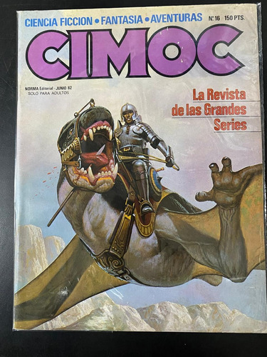 Revista Cimoc Vol 16 Editorial Norma (castellano)