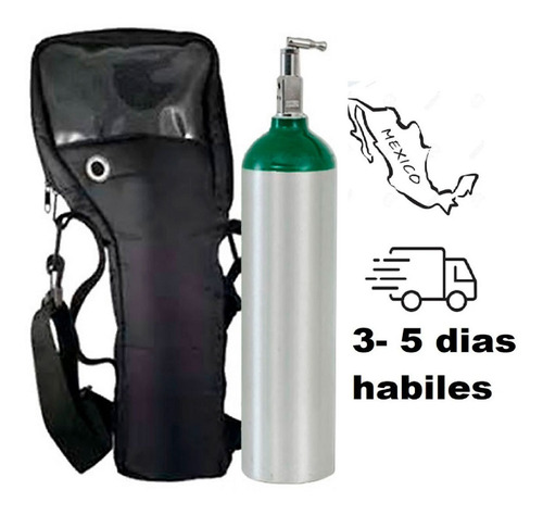 Imagen 4 de 5 de Tanque De Oxigeno Vacio Md 425 Litros Kit Con Mochila