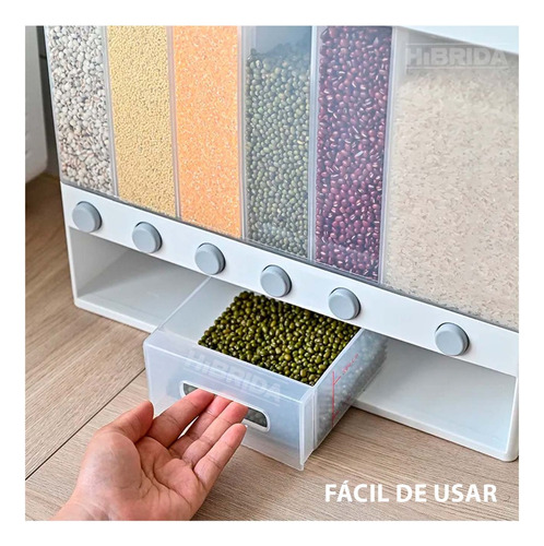 Dispensador De Alimentos Almacena Menestras Cocina Cereales