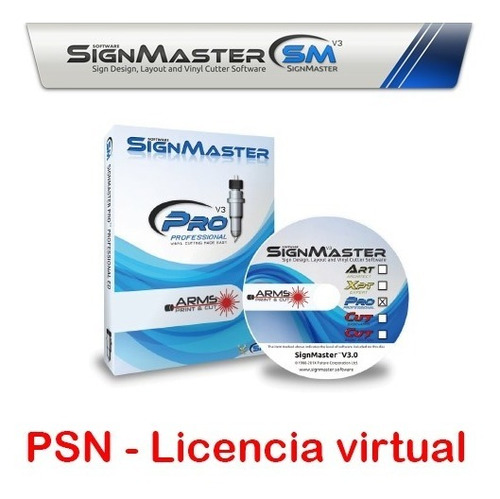 Licencia Signmaster Pro Soft Para Plotter De Corte