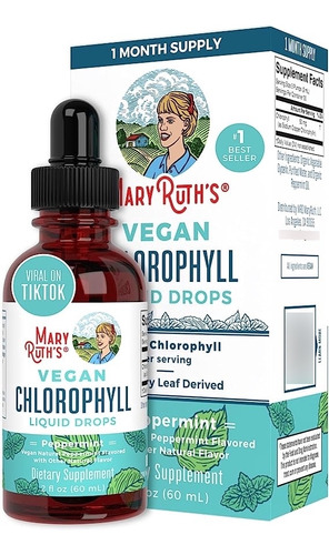 Maryruth's Chlorophyll Liquids Drops Función Hepática 60ml 