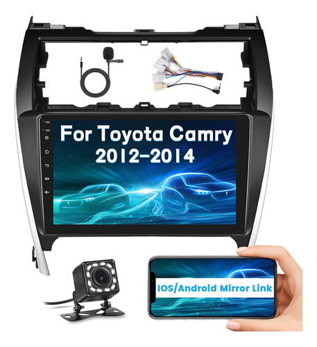 Para 2012-2014 Toyota Camry Radio, Android 10 Car Stereo Rad