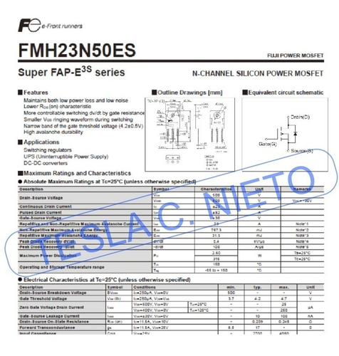 Imagen 2 de 6 de Igbt 23n50e 10 Piezas Maquina Inversora Oakland