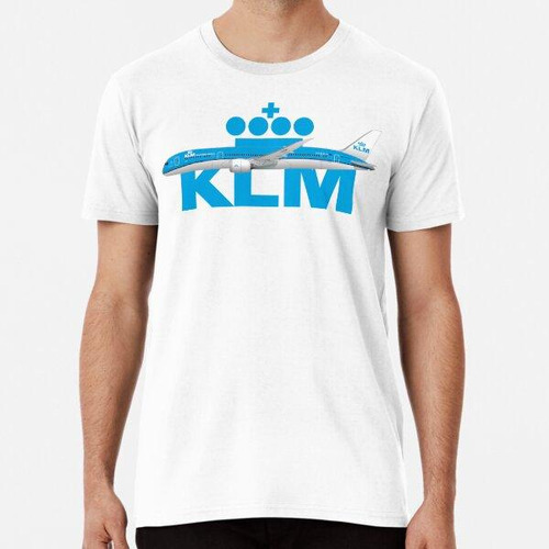 Remera Klm Royal Dutch Airlines Boeing 787-9 Dreamliner Algo