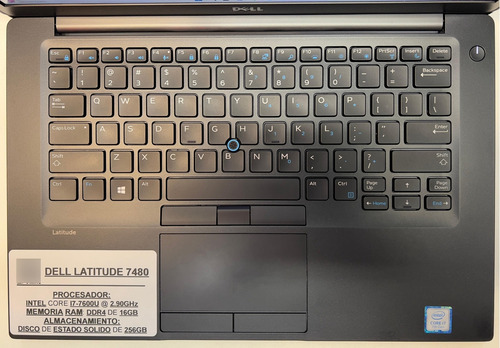 Laptop Dell Latitude 7480 Core I7 7ma, 16gb Ram, 240gb Ssd. (Usado)