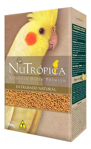 Nutrópica Calopsita Natural 300g Ração Extrusada