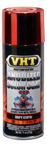 Vht Pk Capa Color Rojo Anodizado Alta Temperatura Aerosol