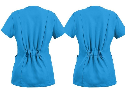 Imagen 2 de 3 de Filipina Dama Cuello V Cruzada Con Elastico (kit 2 Pzas)