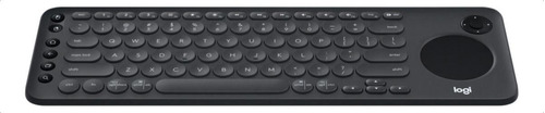 Teclado Wireless Logitech K600 Smart Tv Color del teclado Negro