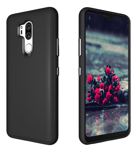 Funda Protectora Antideslizante Armor 2 En 1 Para LG G7