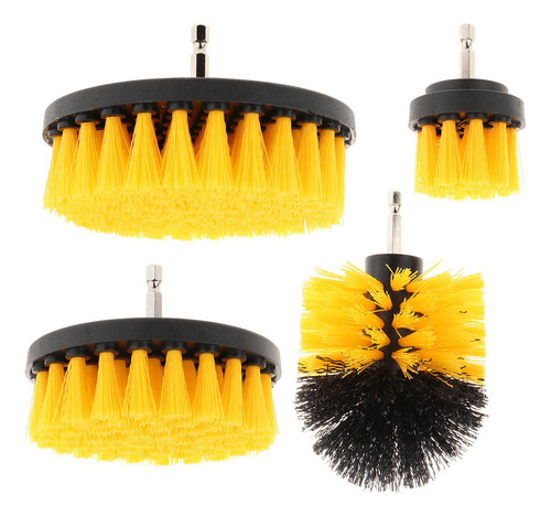 Kit De Cepillo De Taladro Resistente Para Amarillo