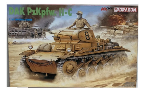 Maqueta A Escala 1/35 Panzer Ii Aleman 2da Guerra Mundial