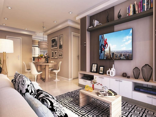 Imagem 3 de 11 de Apartamento, 2 Dorms Com 81.16 M² - Campo Da Aviacao - Praia Grande - Ref.: Gim6023241 - Gim6023241