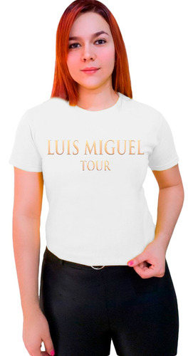 Polera Luis Miguel Logo Oficial Tour 2024 Concierto Estadio