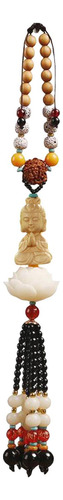 Estatua De Buda Colgante Para Espejo Retrovisor De Coche,