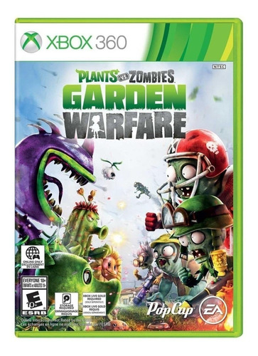 Jogo Plants Vs. Zombies: Garden Warfare Xbox 360 Fisico   (Recondicionado)