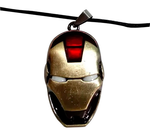 Avengers Collar Cabeza Iron Man Metálico 