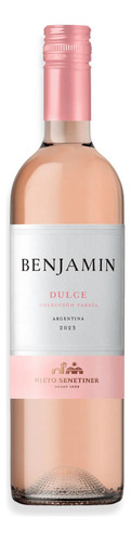 Vino Benjamín Colección Tardía Rosado Dulce 750ml Mendoza