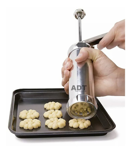 Maquina Para Fazer Biscoito Bolacha Cookie C 20 Moldes