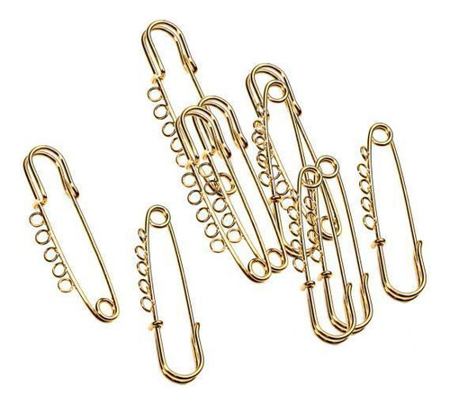 2x 10 Piezas Broches Accesorios De Joyería Diy 60 Mm