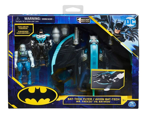 Figuras Batman Vs Mr. Freeze Con Avion