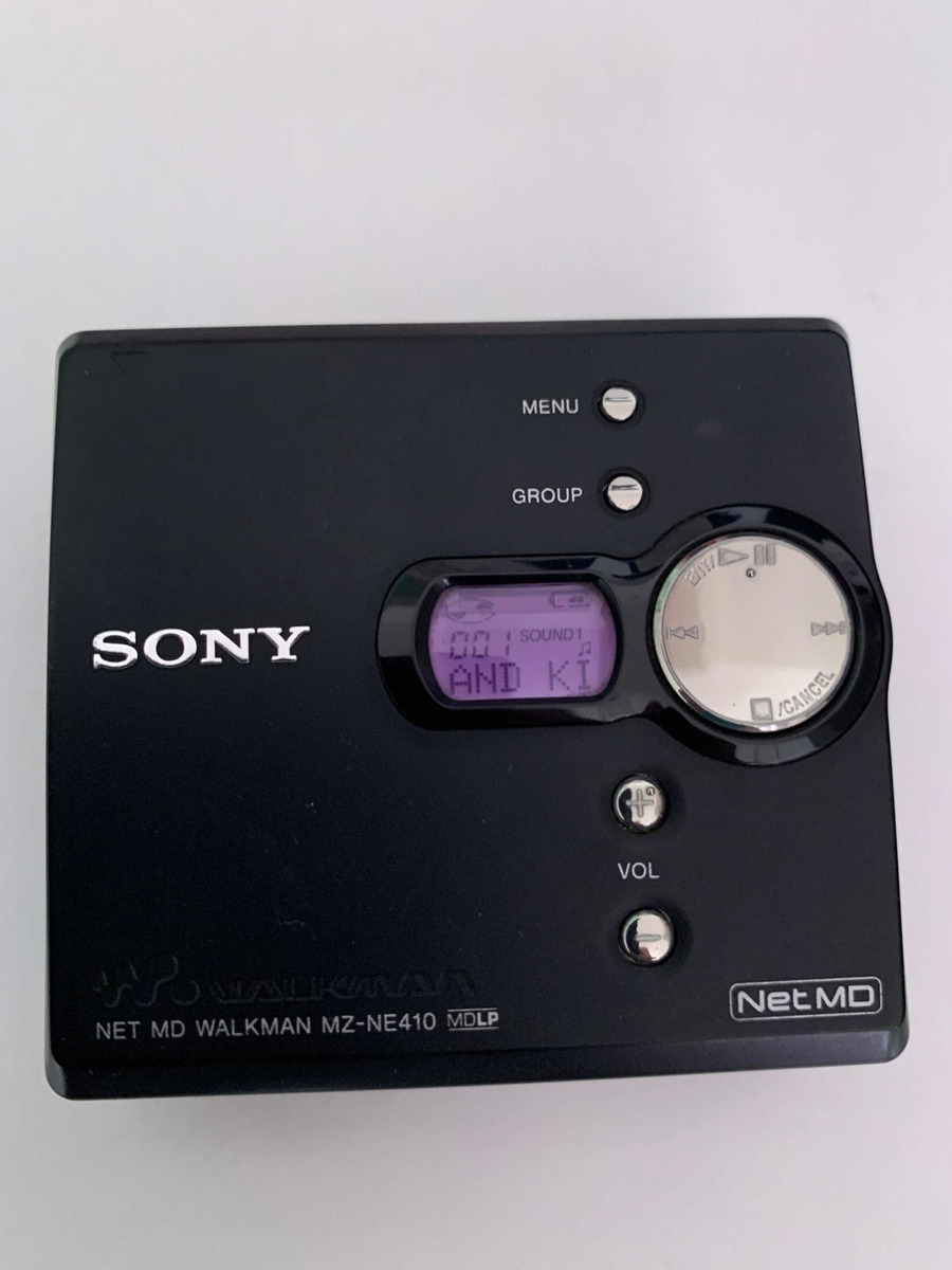 Md Sony Net Md Mzne410 Minidisc Player Funcionando Perfeito