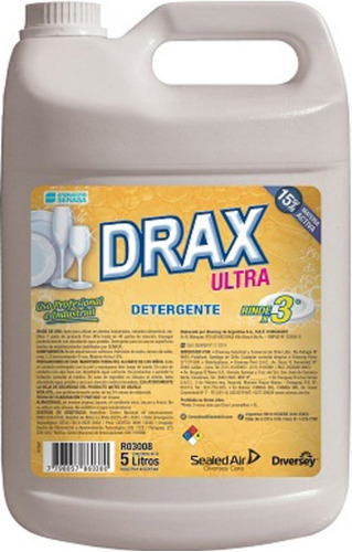 Detergente Drax Ultra X 5 Lts.