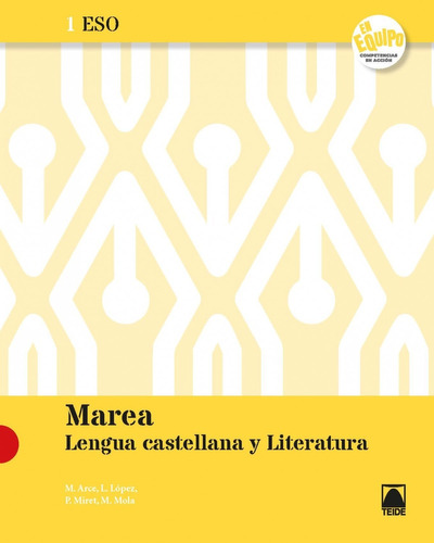 Libro Marea. Lengua Castellana Y Literatura 1eso - Arce Lass