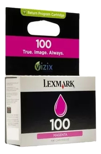 Cartucho Lexmark 100 Magenta - Aj Hogar