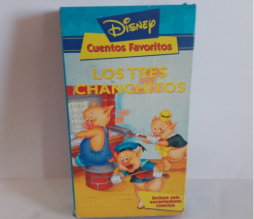 Los Tres Chanchitos Película Vhs Original Disney 