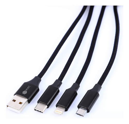 Cable De Datos Usb 1.5 Mts 3 En 1 Select Sound
