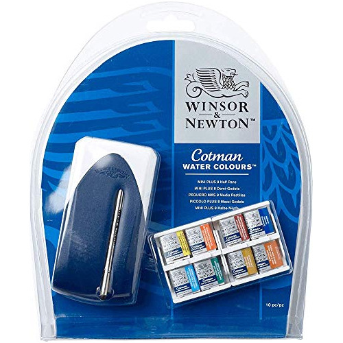 Winsor Newton Cotman Water Color Paint Mini Plus Set Se...