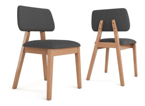 Silla Rosse Fabricada En Madera Maciza Eucaliptus Grandis