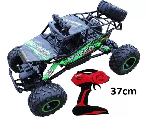 Carrinho de Controle Remoto Grande 4x4 RC Monster Truck Off-Road