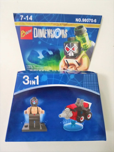 Bane - Villano Batman - Dc Comics  - Bozhi Dimensions 3 En 1