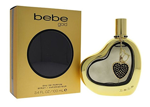 Bebe Gold Eau De Parfum Spray, 3.4 Fl Oz, Multicolor