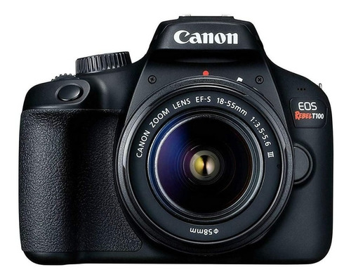 Camara Canon E0s Rebel T100 18mpx Lente Ef-s 18-55 Iii Dslr