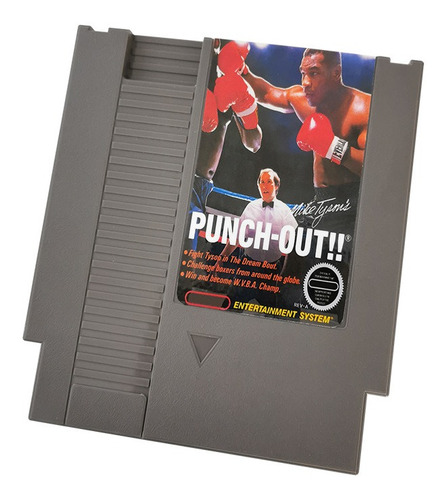 Nes Juego Cartucho Con Mike Tyson Punch Out