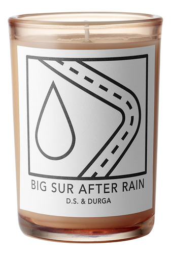 Vela Big Sur: Fragancia Despues Lluvia - 7 Oz