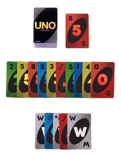 Juego De Cartas Platinum Uno