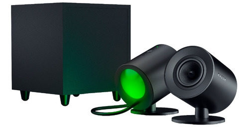 Alto-falantes Razer Nommo V2 Gamer com subwoofer e tecnologia Thx, cor preta